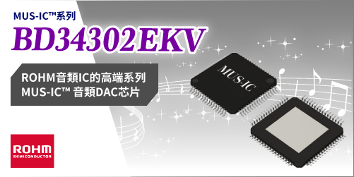 ROHM音频DAC芯片 BD3402EKV