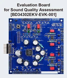 ROHM Evaluation Board for Sound Quality Assessment BD34302EKV-EVK-001