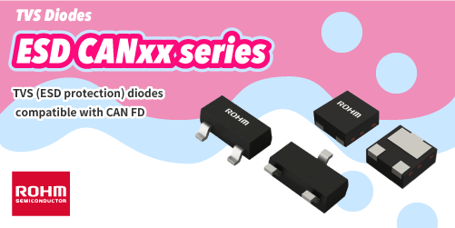 ROHM's ESDCANxxSeries