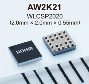 ROHMのAW2K21_WLCSP2020パッケージ