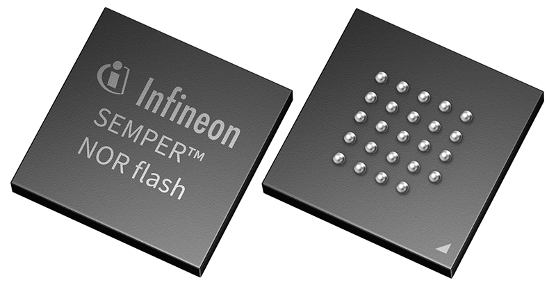 InfineonのSEMPERNORflashBGA-24