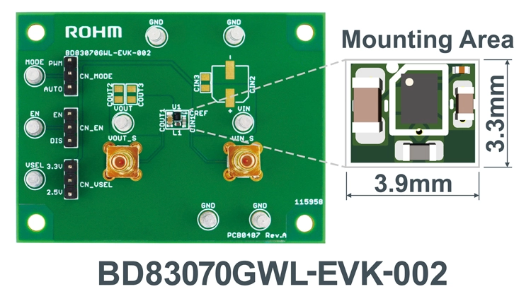 ROHMのBD83070GWL_EVK_002